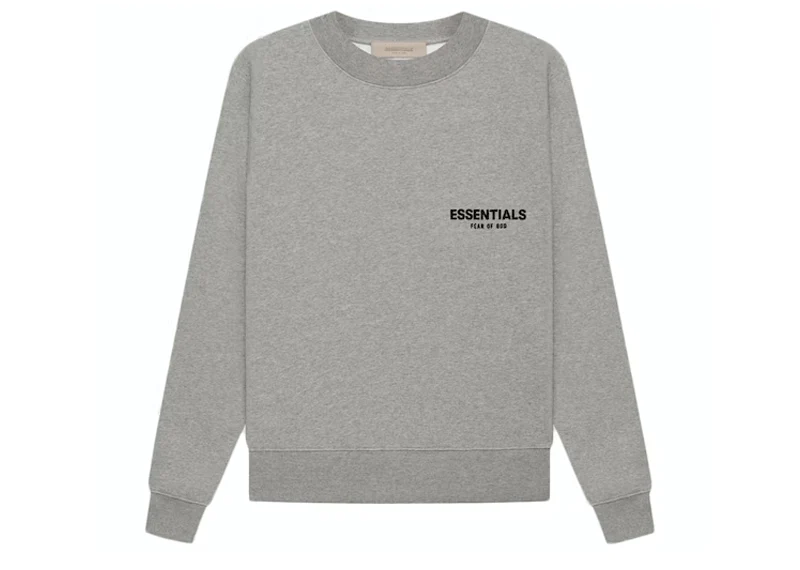 FEAR OF GOD ESSENTIALS CREWNECK (SS22) DARK OATMEAL
