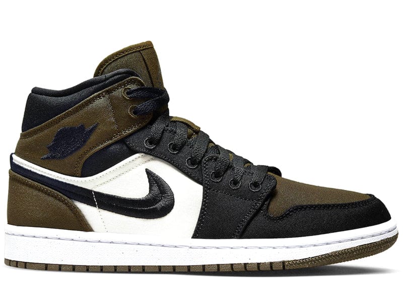 NIKE JORDAN 1 MID 'OLIVE TOE' (W)
