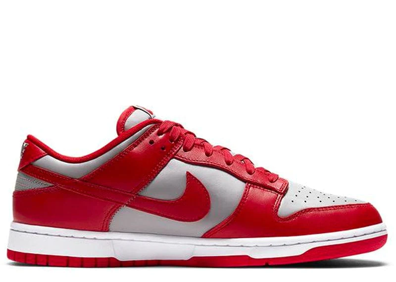 NIKE DUNK LOW RETRO 'MEDIUM GREY VARSITY RED UNLV' (2021)